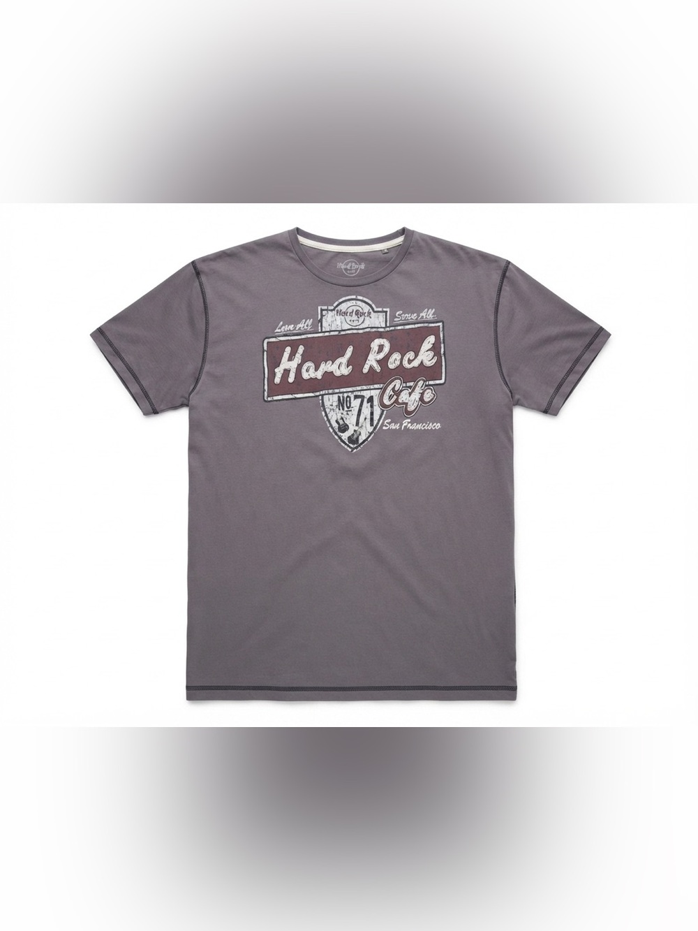 Hard Rock Cafe San Francisco T-Shirt Mens XXL Gray Graphic Tee